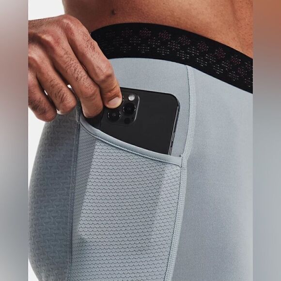 Under Armour UA RUSH SmartForm Gray Leggings - Picture 3 of 12